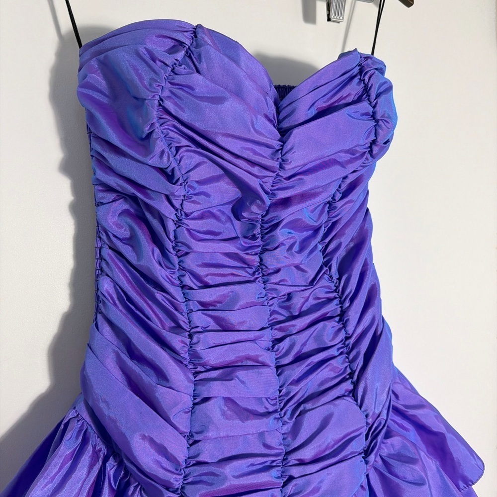 Claire De Lune Vintage 1960-1970 ruched dress - Picture 5 of 8